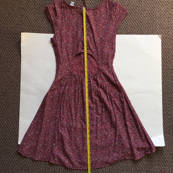 American Eagle Button Front V-Neck Shift Dress - Picture 8 of 8